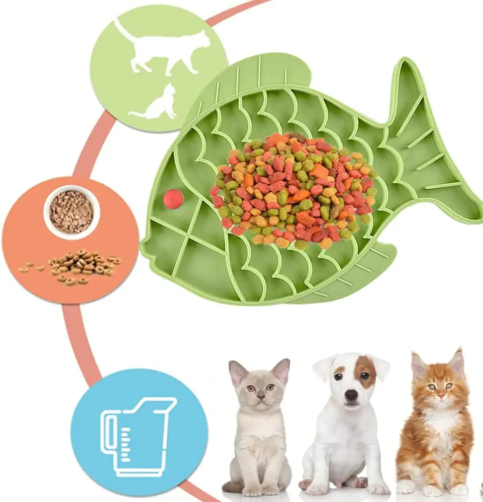 silicone-lick-mat-for-pet-dogs-slow-food-plate-rice-bowl-for-small-medium-dog-anti-gulping-choking-feeder-puppy-treat-dispenser