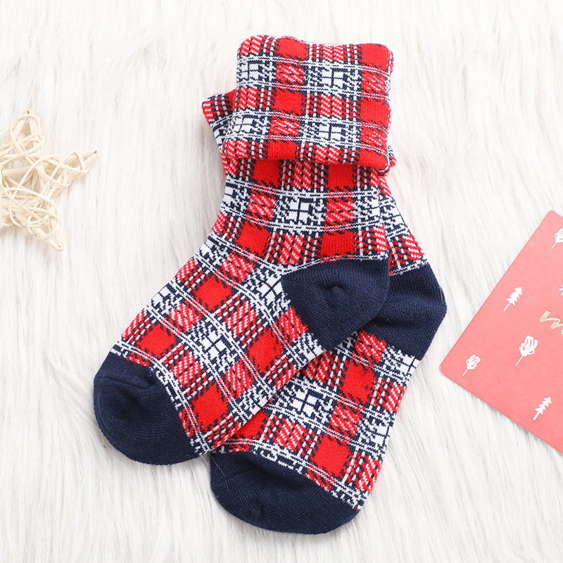 Title 6, Christmas all-match adult children socks