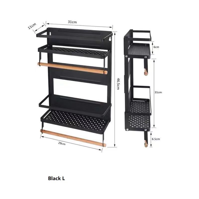 Title 1, Foldable kitchen magnetic iron art rack