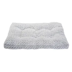 Dog Beds Thickened Rose Velvet Pet Kennel Bed Mat More Cotton Soft Fluffy Washable Dog Bed - Grey - View 1