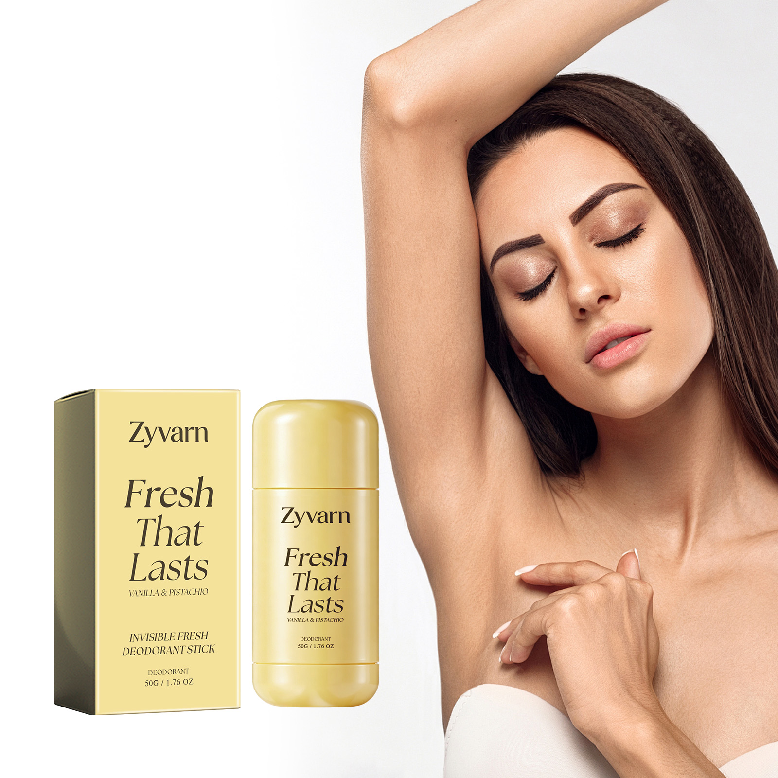 Zyvarn Invisible Deodorant Stick 50g