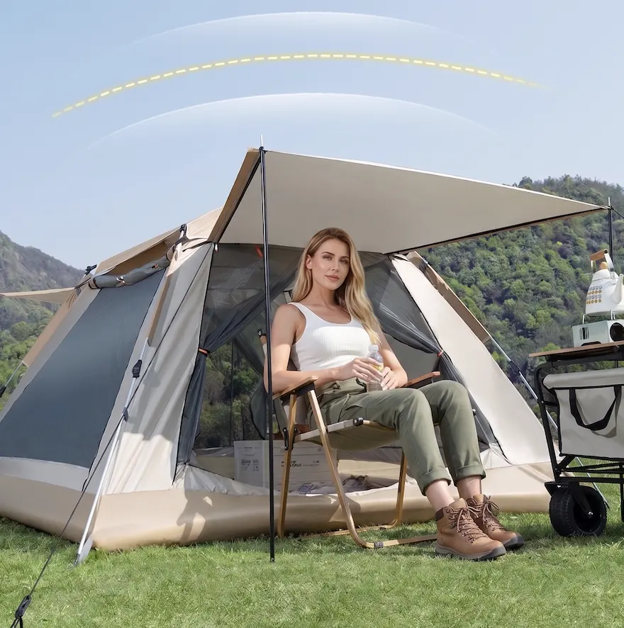 Portable Folding Automatic Instant-Opening Outdoor Tent, Rainproof