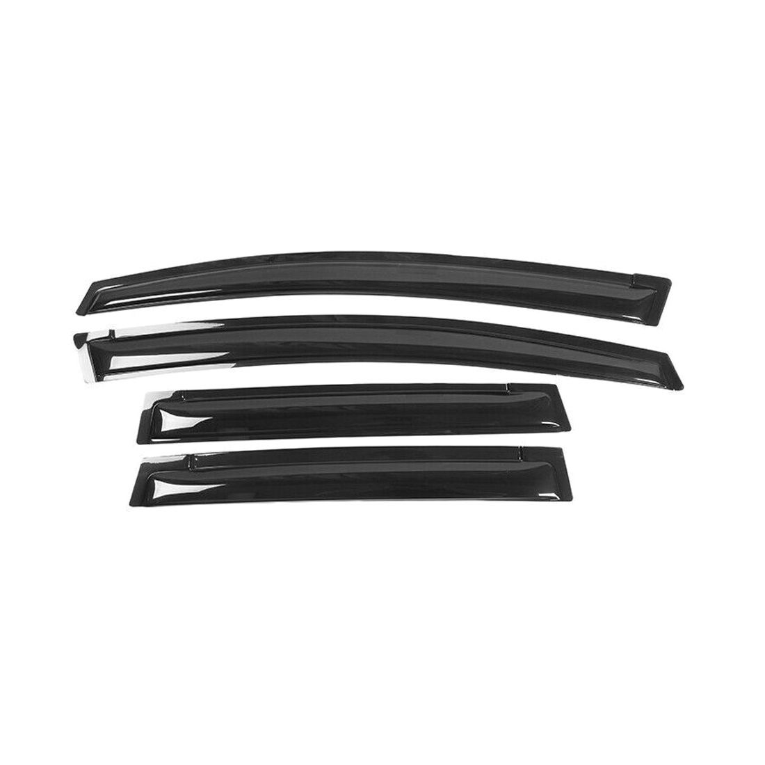 For H Onda 2009-2014 Fit Hatchback S GE Window Visors Rain Sun Guard Vent 4Pc Set