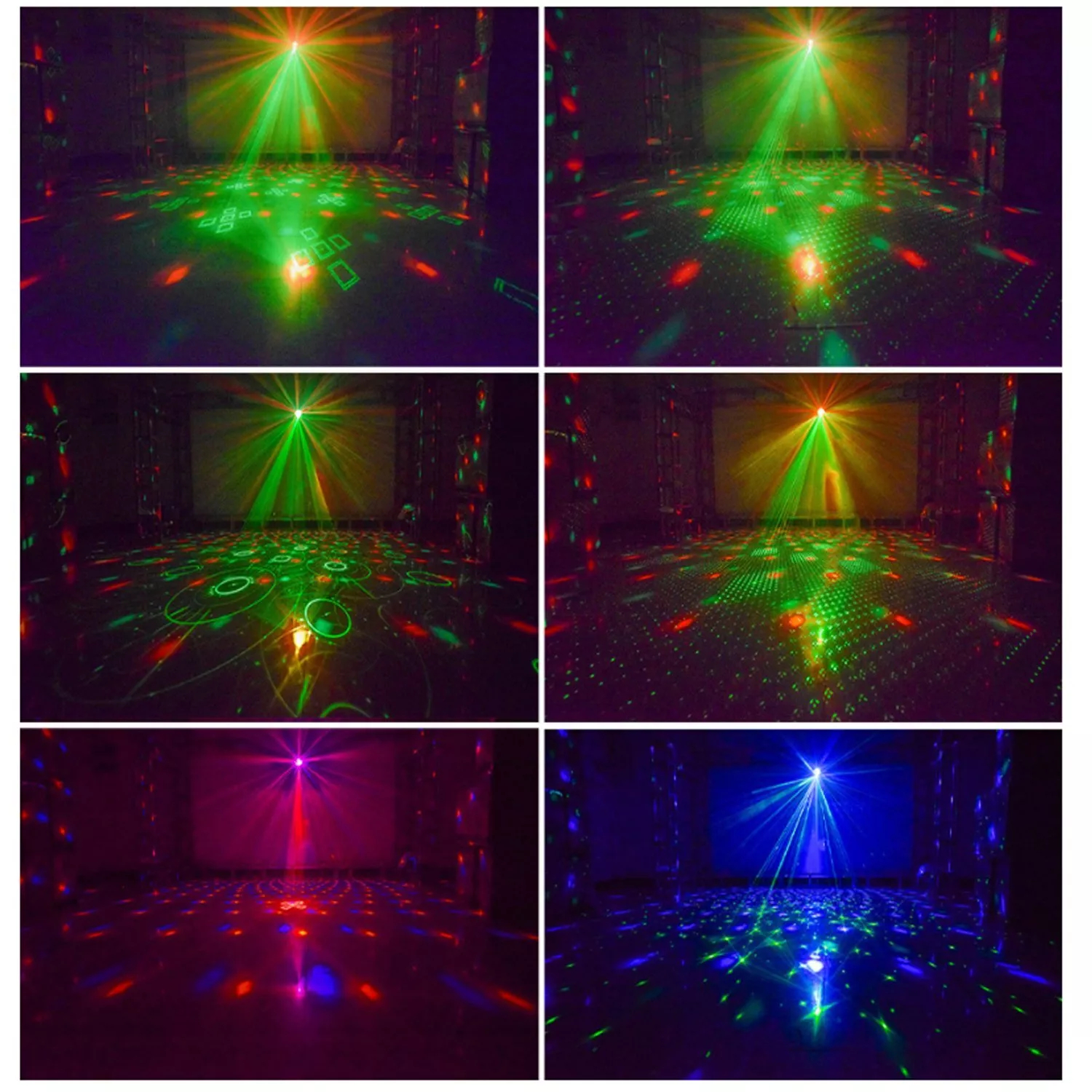 1240 Pattern LED Laser Projector Stage Light RGB Party KTV Club Lights Christmas