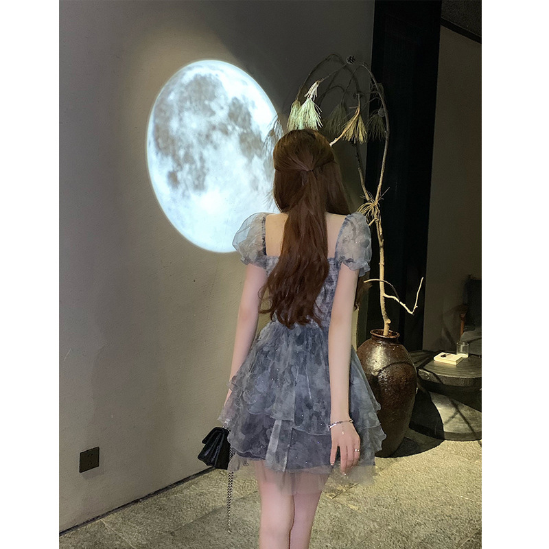 Women's Summer Style Organza Puffy Dress