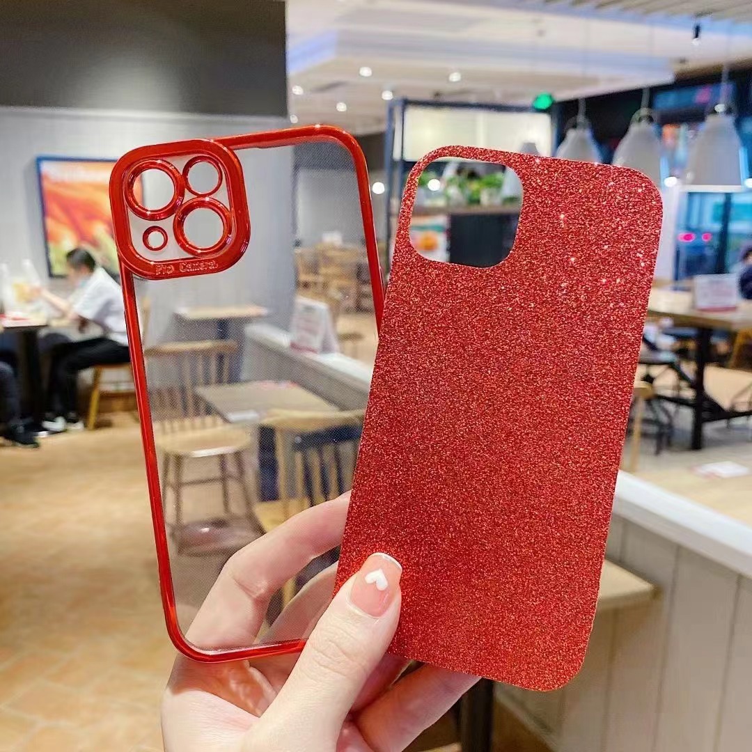 Electroplating Pupil Shadow Soft Mobile Phone Case Glitter