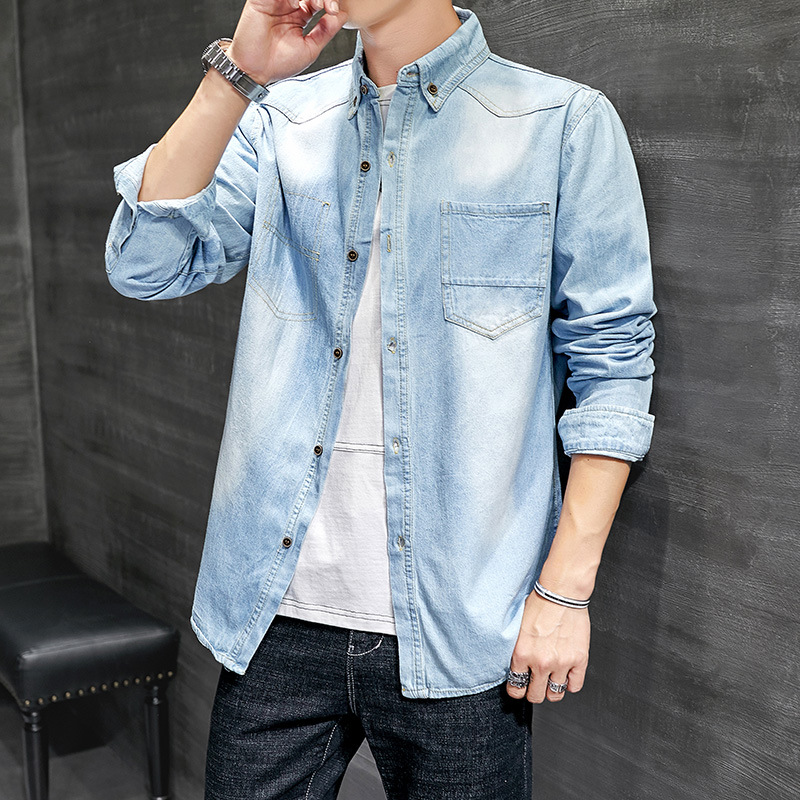 Title 4, New Trendy Tooling Jacket Casual Denim Jacket f...