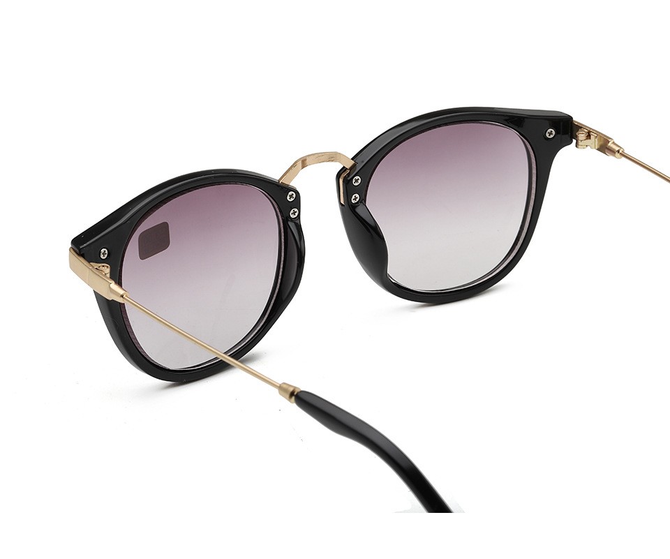 Near Sighted Glasses Fashion Classic Oval Metal Sunglasses
