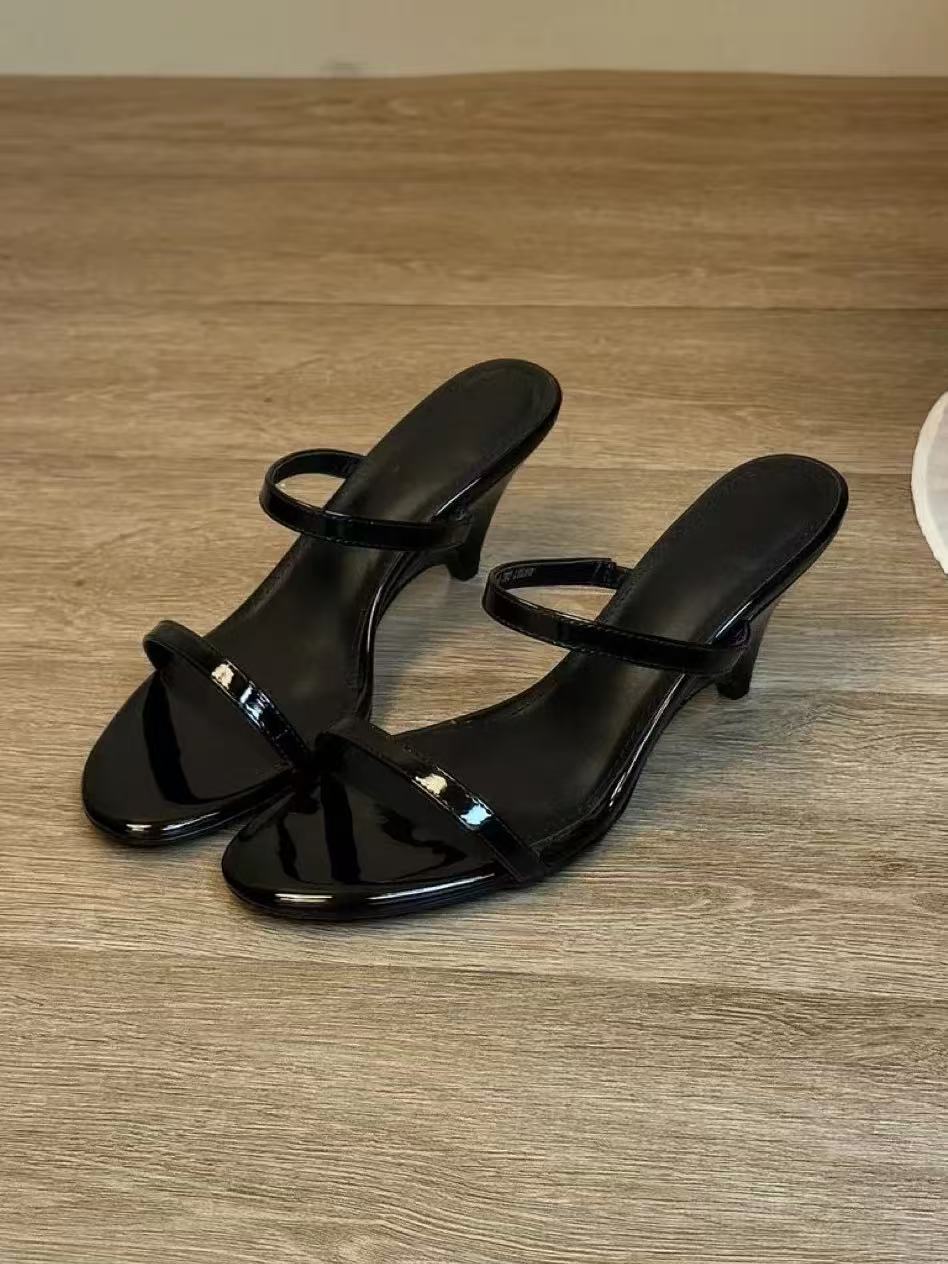 One-Strap Peep-Toe Sandals, picture 5 of 6