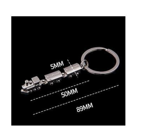 Fashion Simple Train Shape Keychain Gift Charm