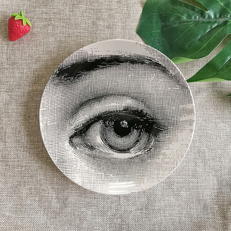 Title 35, Background Wall Ceramic Hanging Plate Wall Deco...