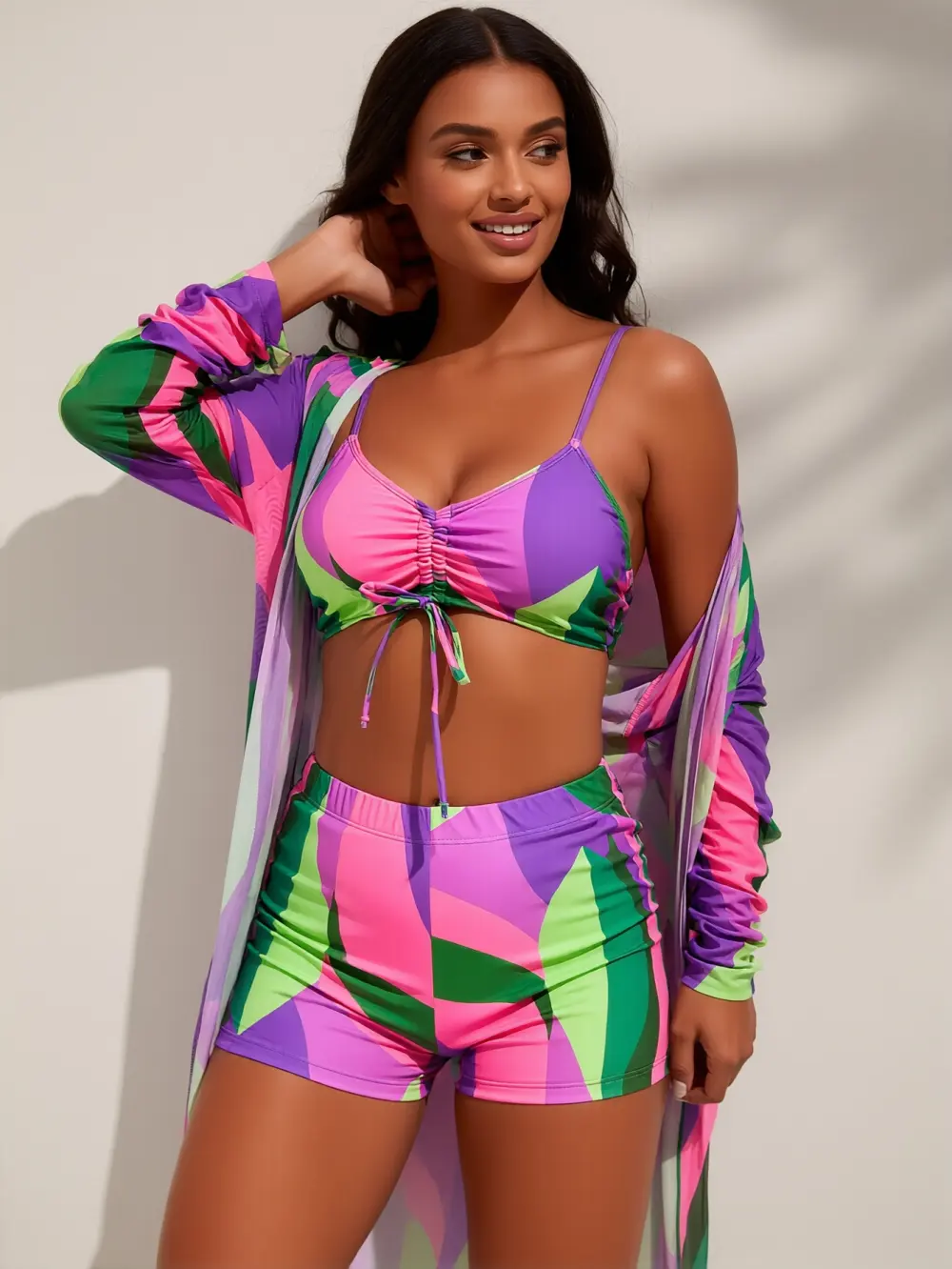 Women's 2-piece Casual Swimsuit Set M182