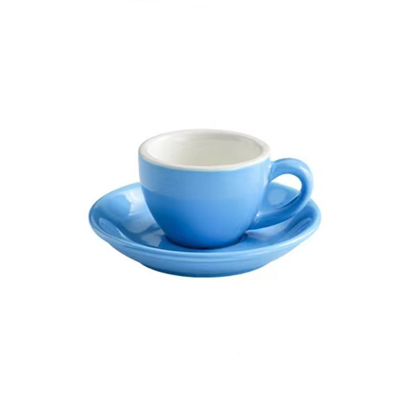 Espresso Cup American Porcelain Set (Red 2-75ML)