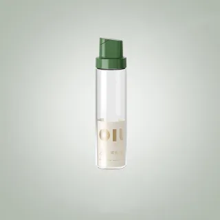 Glass Oil Kettle Automatic Opening And Closing Kitchen Gravity Sensor - Dark Green