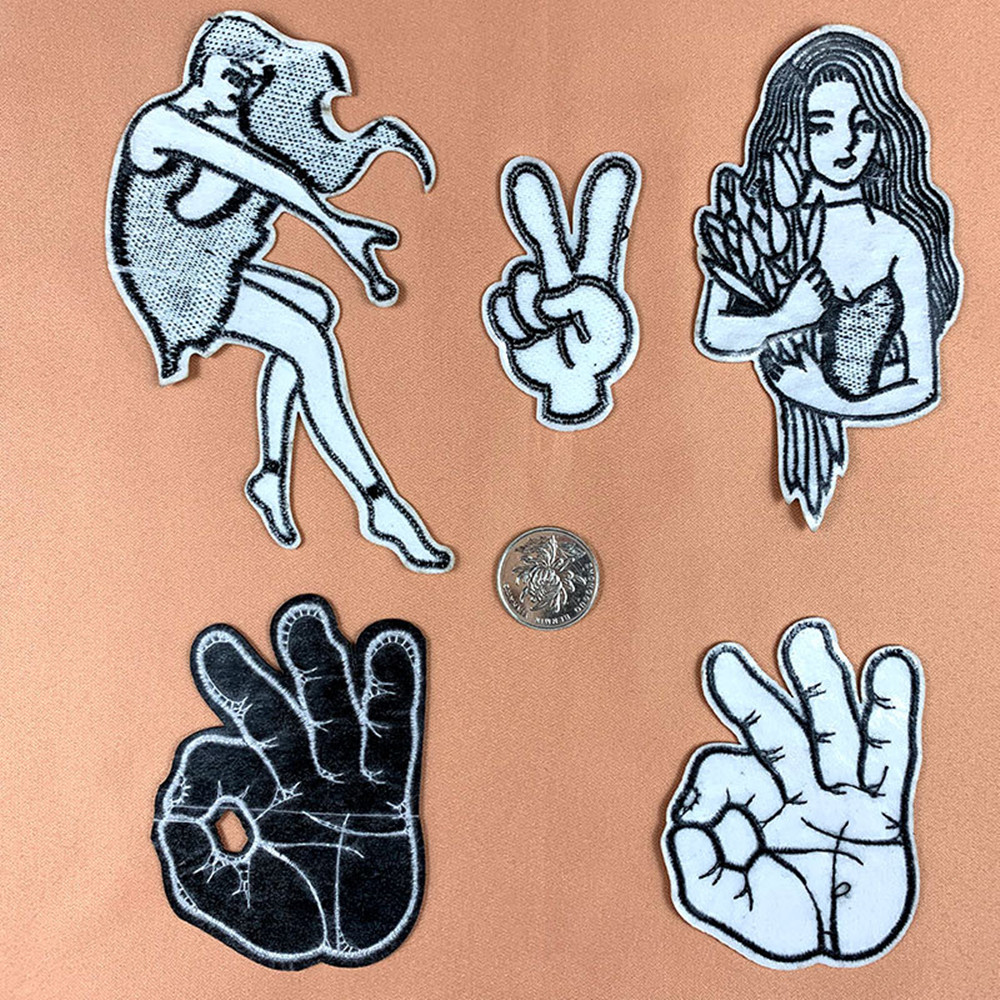 Computer Embroidered Badge Aberdeen Adhesive Patch — image 1