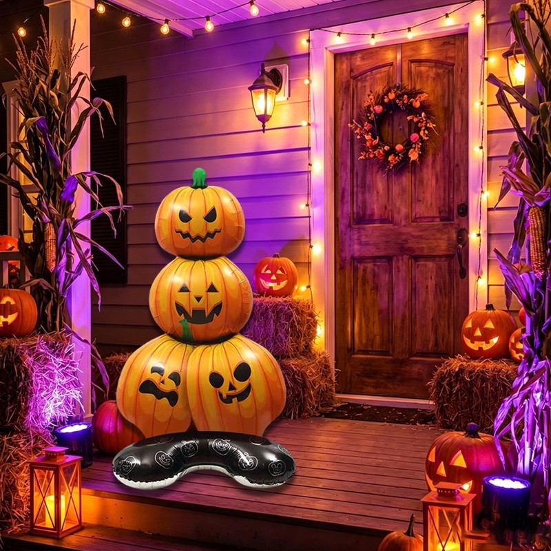 Halloween Inflatable Pumpkin Decoration Suitable For Indoor & Outdoor Decor — image 12