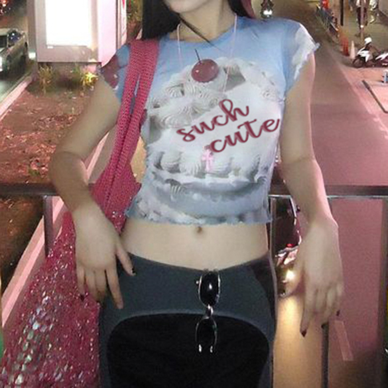 Fashion Ear Crop Hot Girl Top