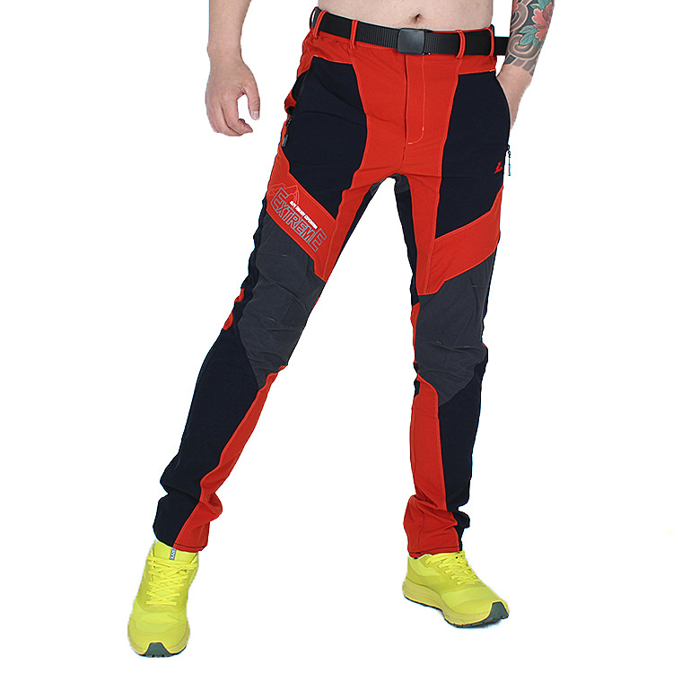 Winter Waterproof Outdoor Slim Hiking Fleece Pants For Men