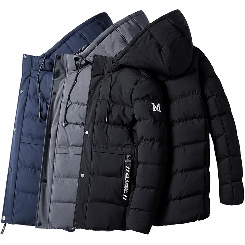 Short Cotton Jacket with Detachable Hat
