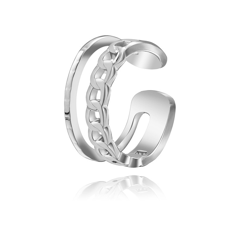 Title 3, Popular Simple Titanium Steel Ring Does Not Fade