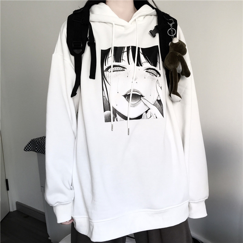 Title 3, Thickened And Fleecy Loose Hoodie With Long Sle...