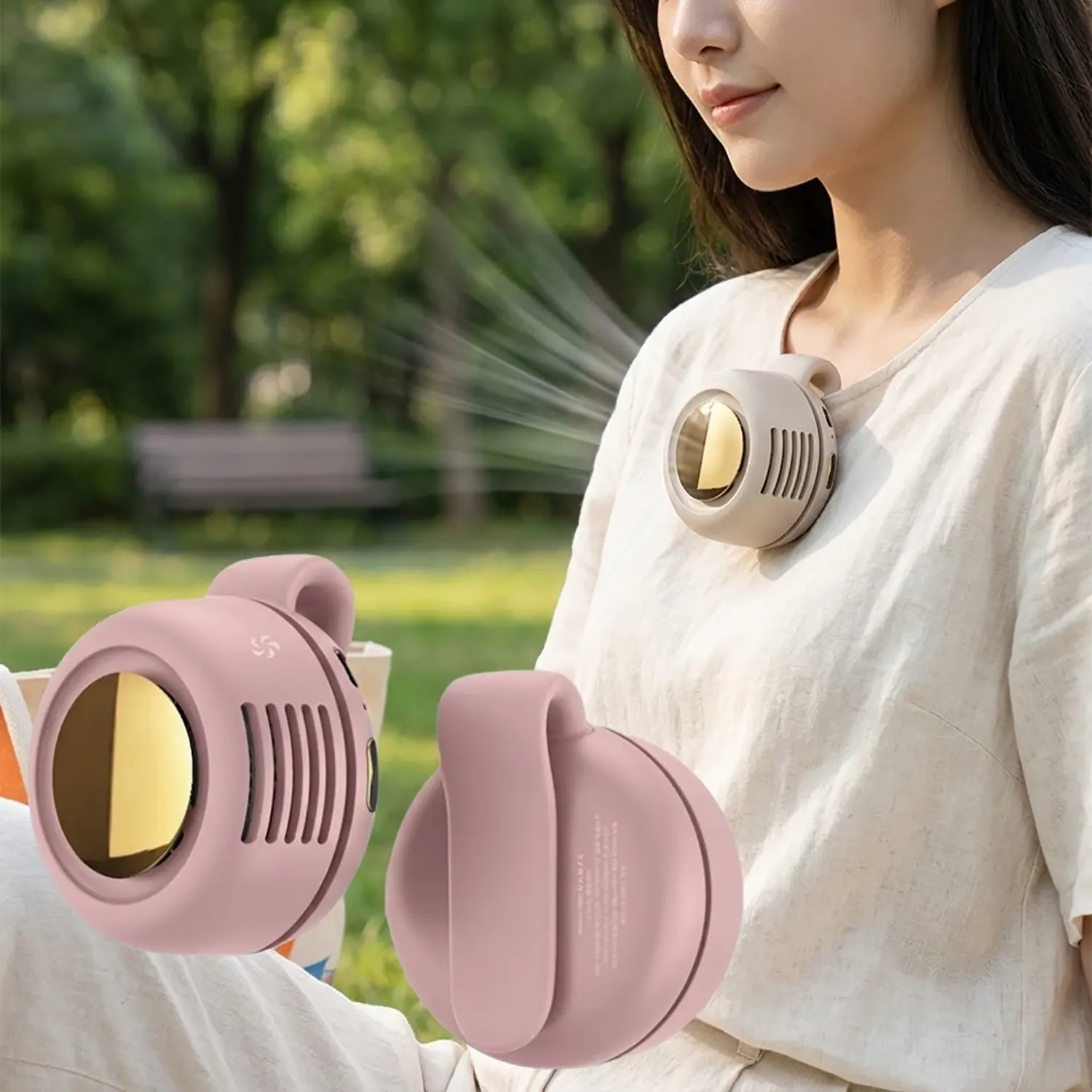 800mAH Mini Portable Silent Bladeless Fan Small