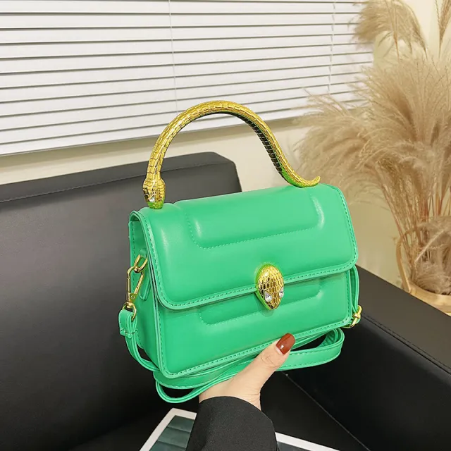 Large Capacity One Shoulder Messenger Handbag Green - Shop at LoveMi