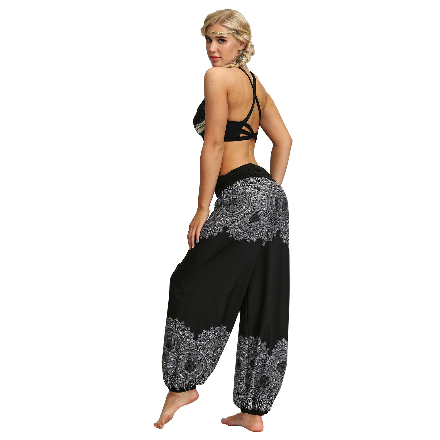 Digital Printed Women's Sports Fitness Yoga Pants