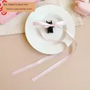Pink Bow Ribbon Grip