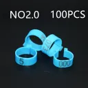 2.0Blue 100Pcs