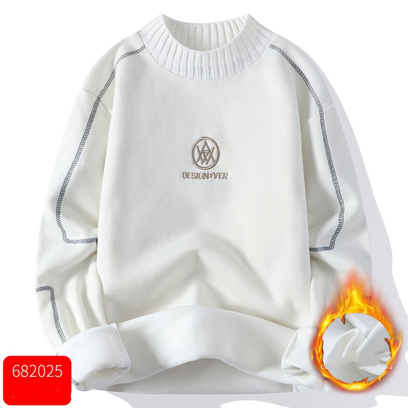 Men's Plush One-piece Velvet Sweater