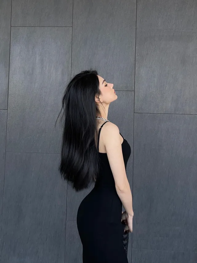 Slim Wrapped Hip Black Strap Dress For Women Black - Shop at LoveMi