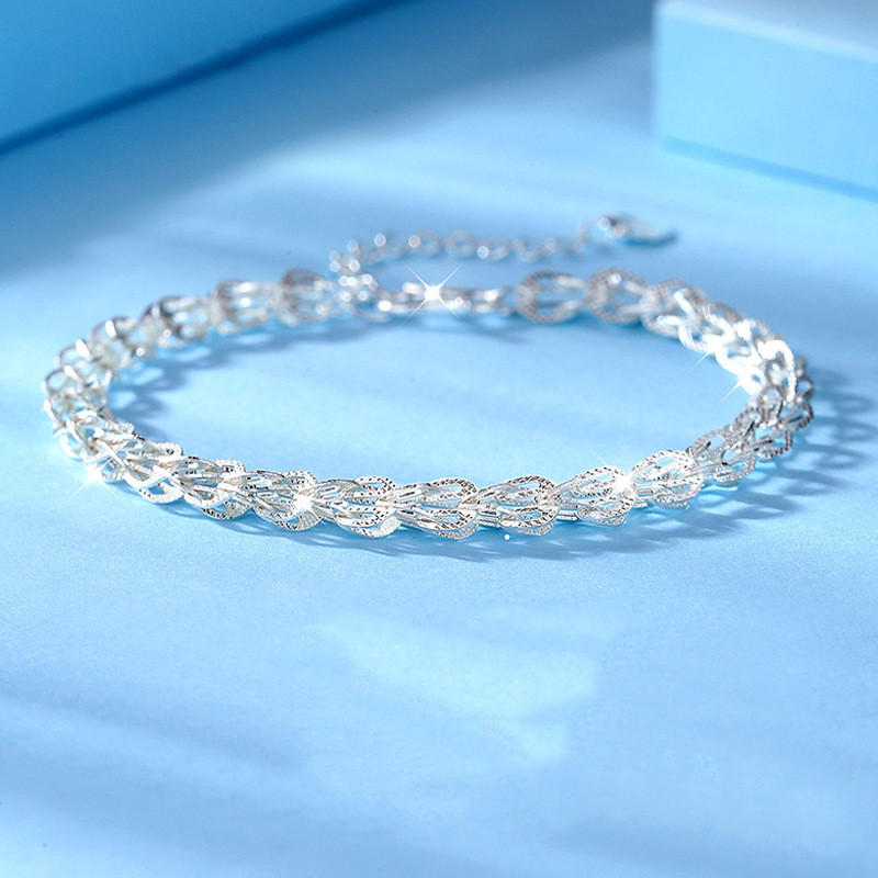 Women's Fashion Sterling Silver All-match Bracelet