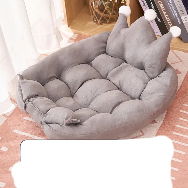 Cat Kennel Four Seasons Universal Winter Warm Dog Kennel Grey - Shop at LoveMi