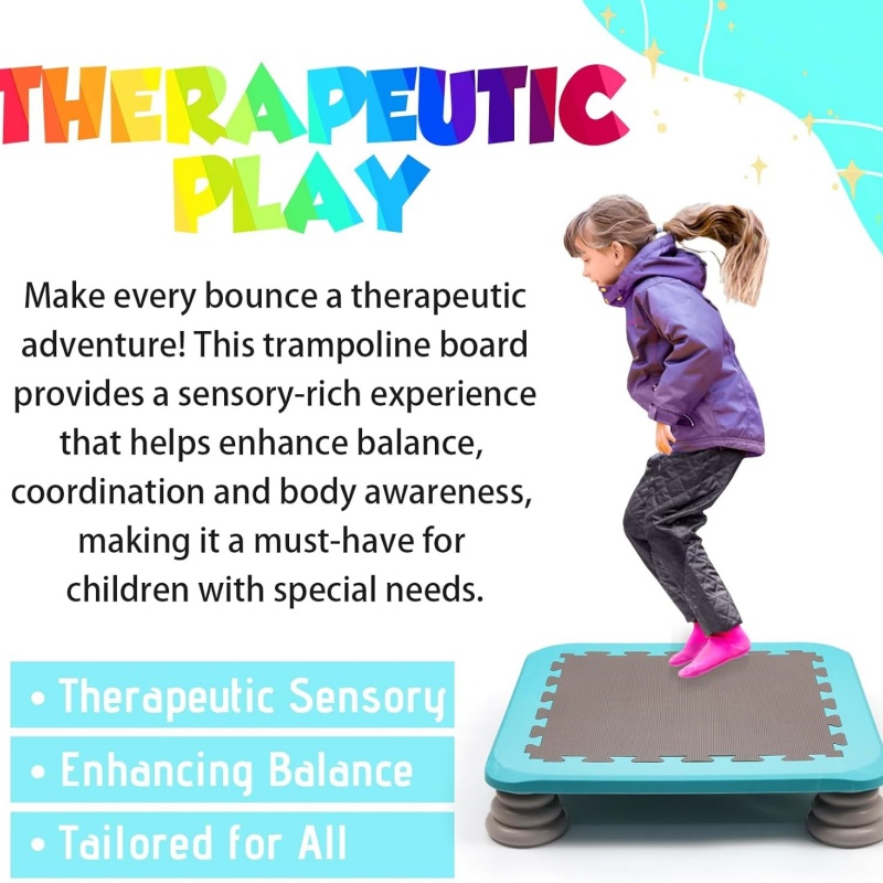 MagicMeadow Sensory Trampoline Board  Ideal For Kids & Toddlers