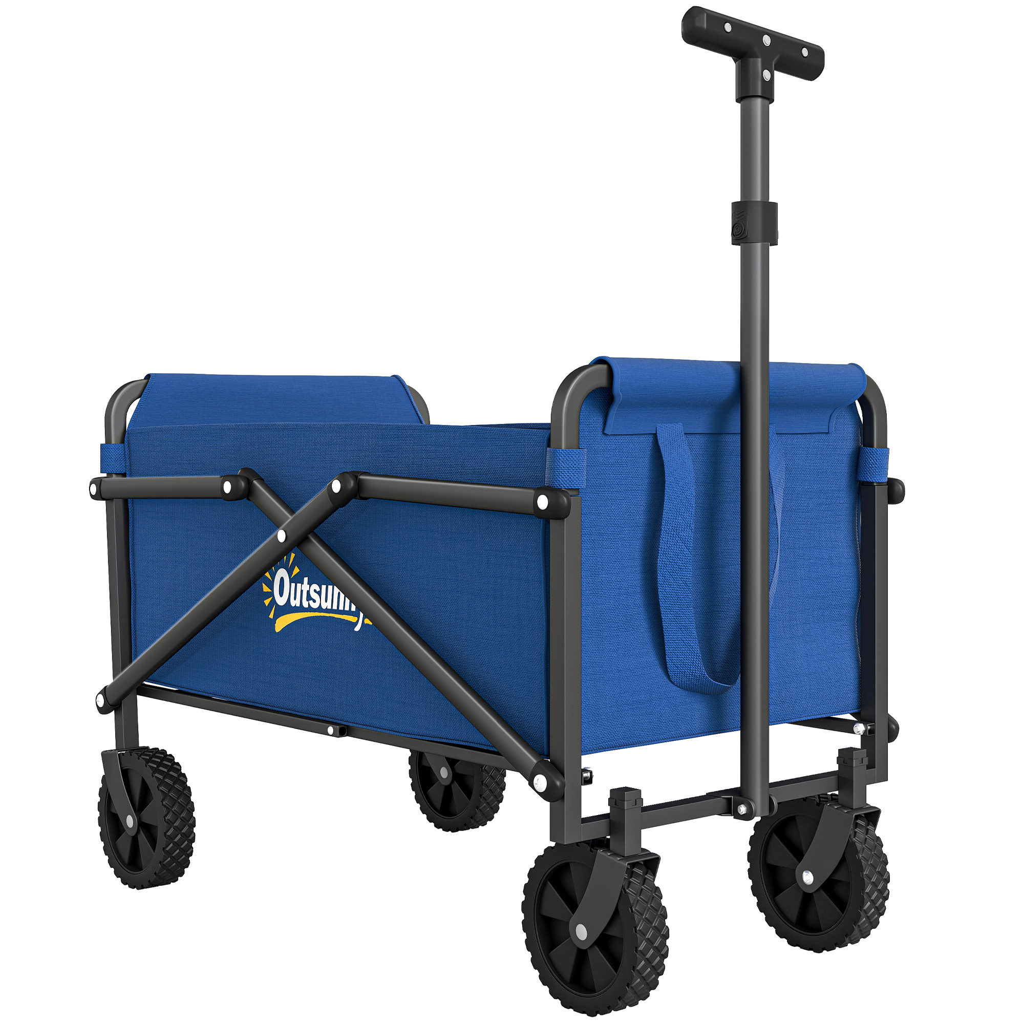 41 Liter Holiday Handcart With Wheels, Compact Garden Folding 60kg Heavy-duty — image 10