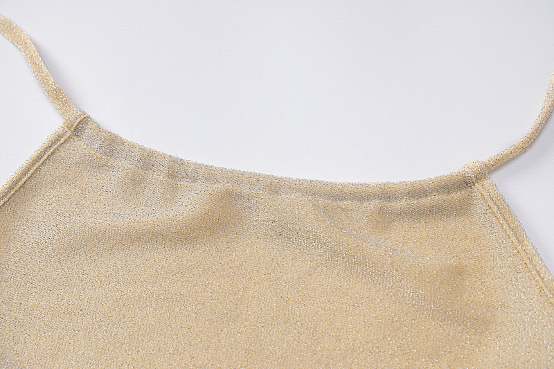 Hollow Out Solid Color Light Cooked Back Dress