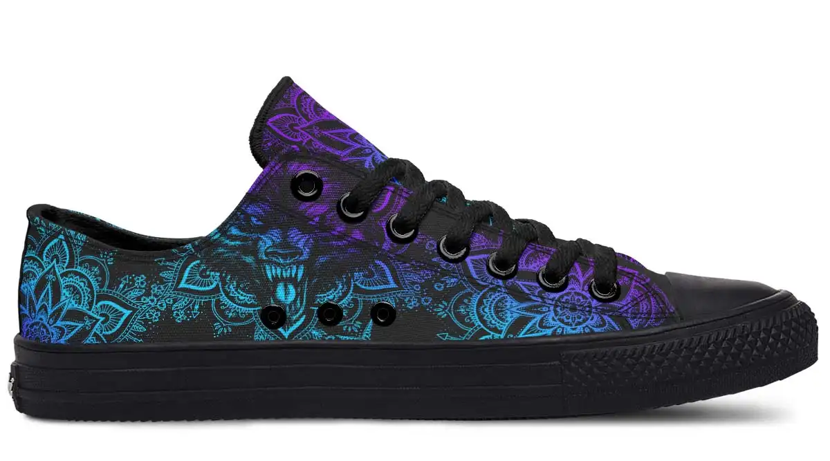 Fashion Print Couple Low-Top Canvas Shoes