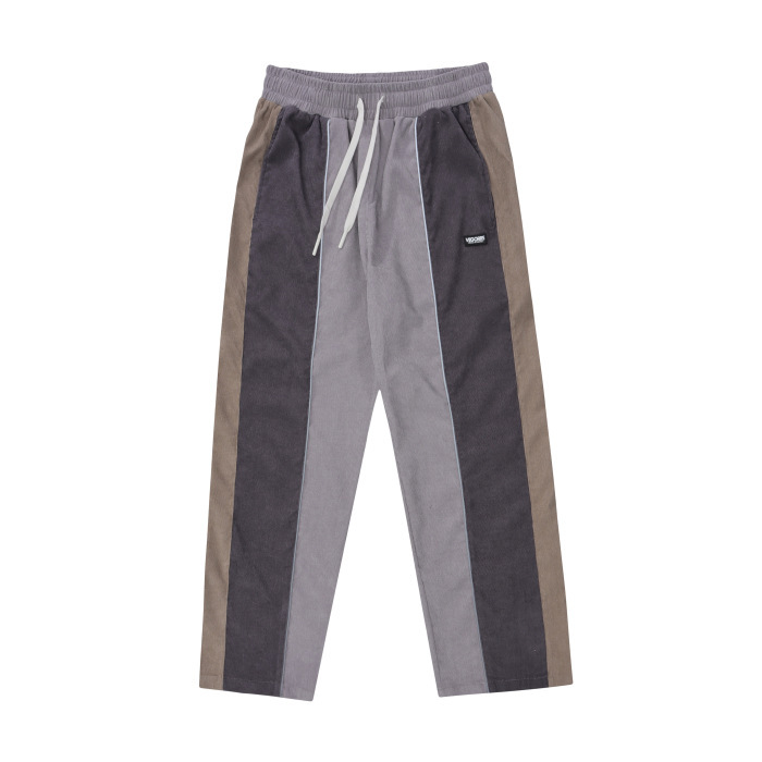 Title 2, Retro Colorblock Straight Sports Trousers Comfo...