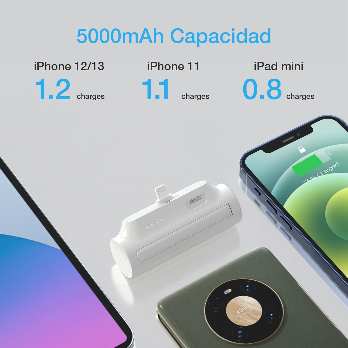 Mini Capsule Charging Treasure Tail Plug Portable - Image 7