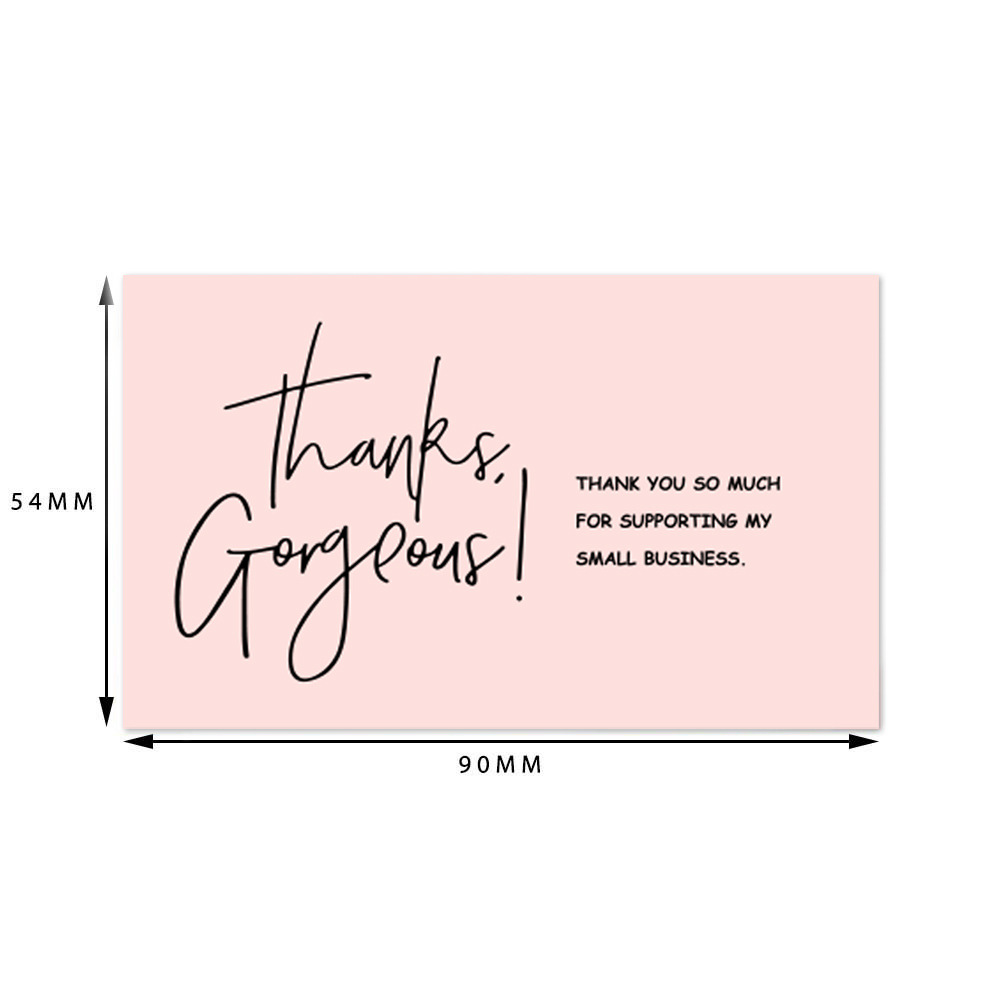 Thank You Card Coated Paper Card 3