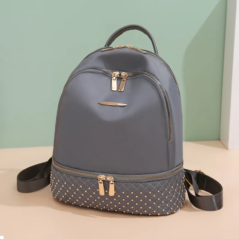 High Beauty And Large Capacity Backpacking Travel For Women's Leisure - Grey