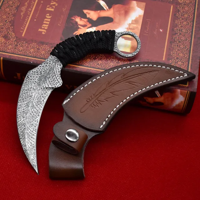 No Front Practice Claw Portable Tool Self defense Cold Weapon CSGO Eagle Claw Knife Claw Knife With Case - Shop at LoveMi