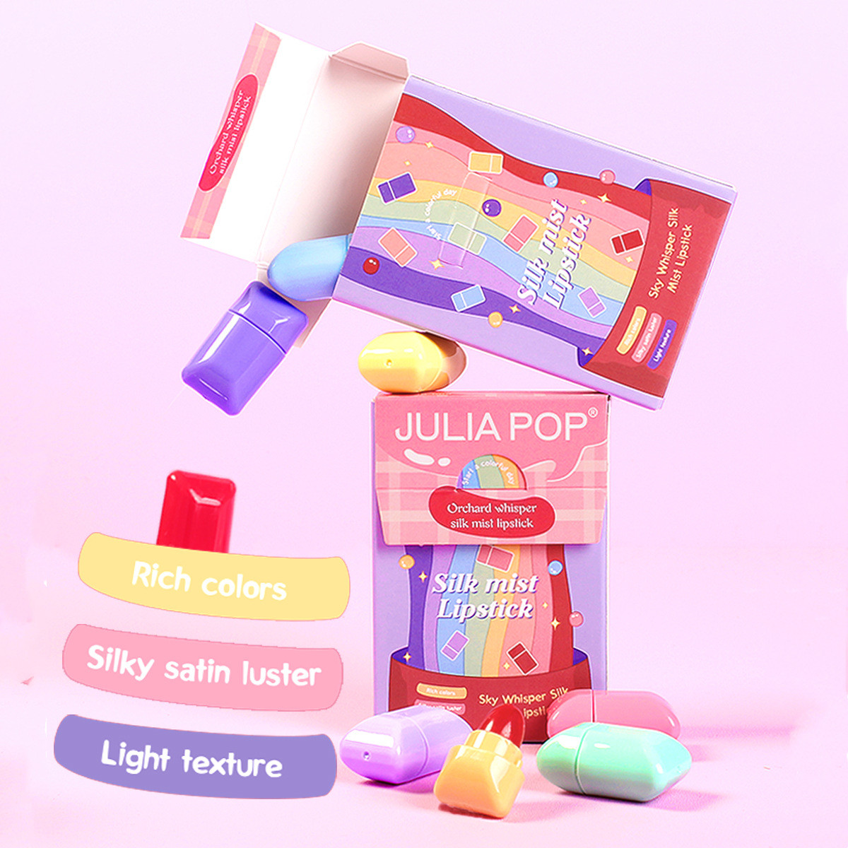 Candy Lipstick Set Women 8 Colors Long Lasting Waterproof Matte