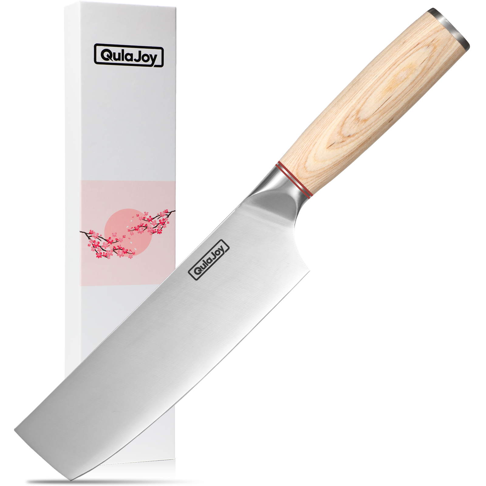 Japanese Veggie Cleaver with Wooden Handle. Whether you're a professional chef or an aspiring home cook, this kitchen cleaver knife is a valuable addition to your culinary arsenal. Experience the perfect blend of style, functionality, and durability with 