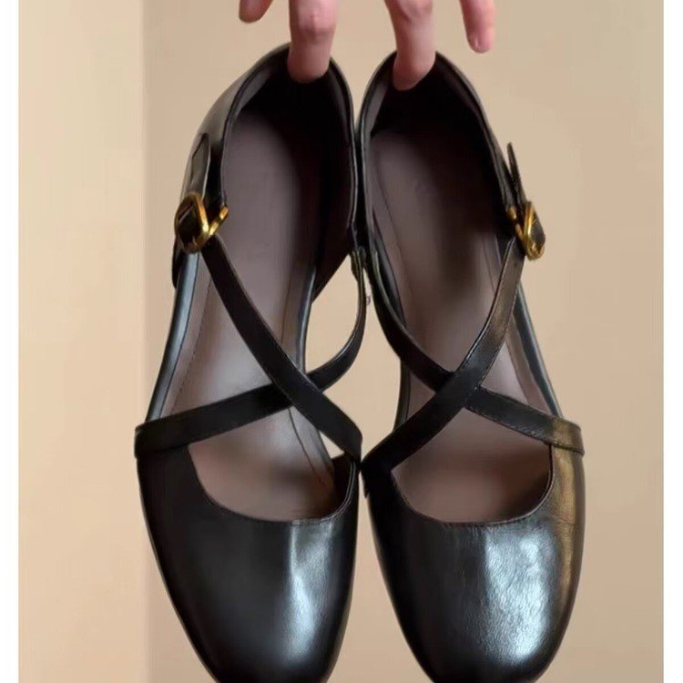 Cross Strap Mary Jane Flats, picture 4 of 5