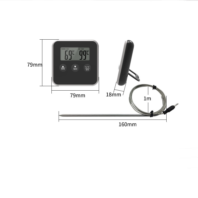 Baked Oven Roast Electronic Food Thermometer