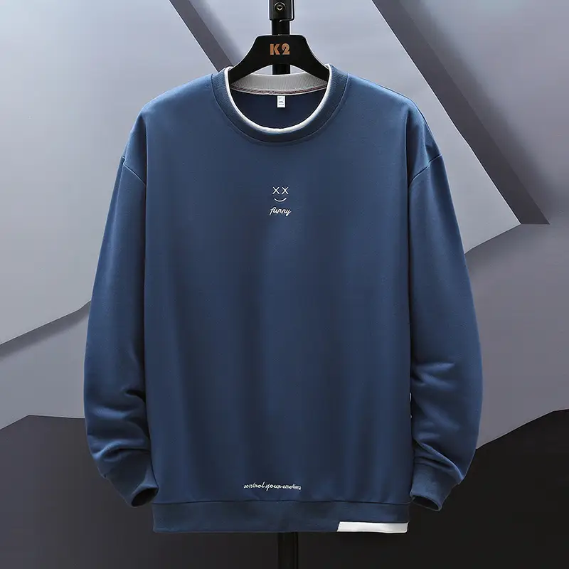 Men's Large Long Sleeved Fashionable Casual Sweater