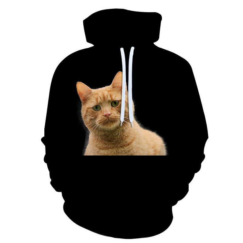 Title 5, 3D Printing Cute Kitten Series Hoodie Sweatshirt