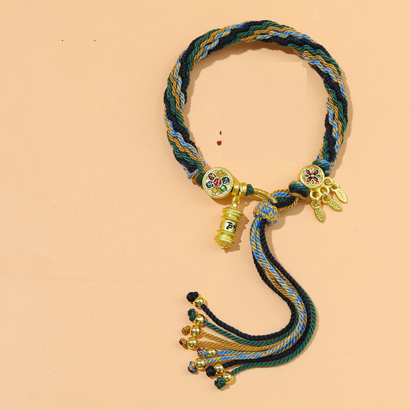 Hand-Woven Braided Rope Bracelet